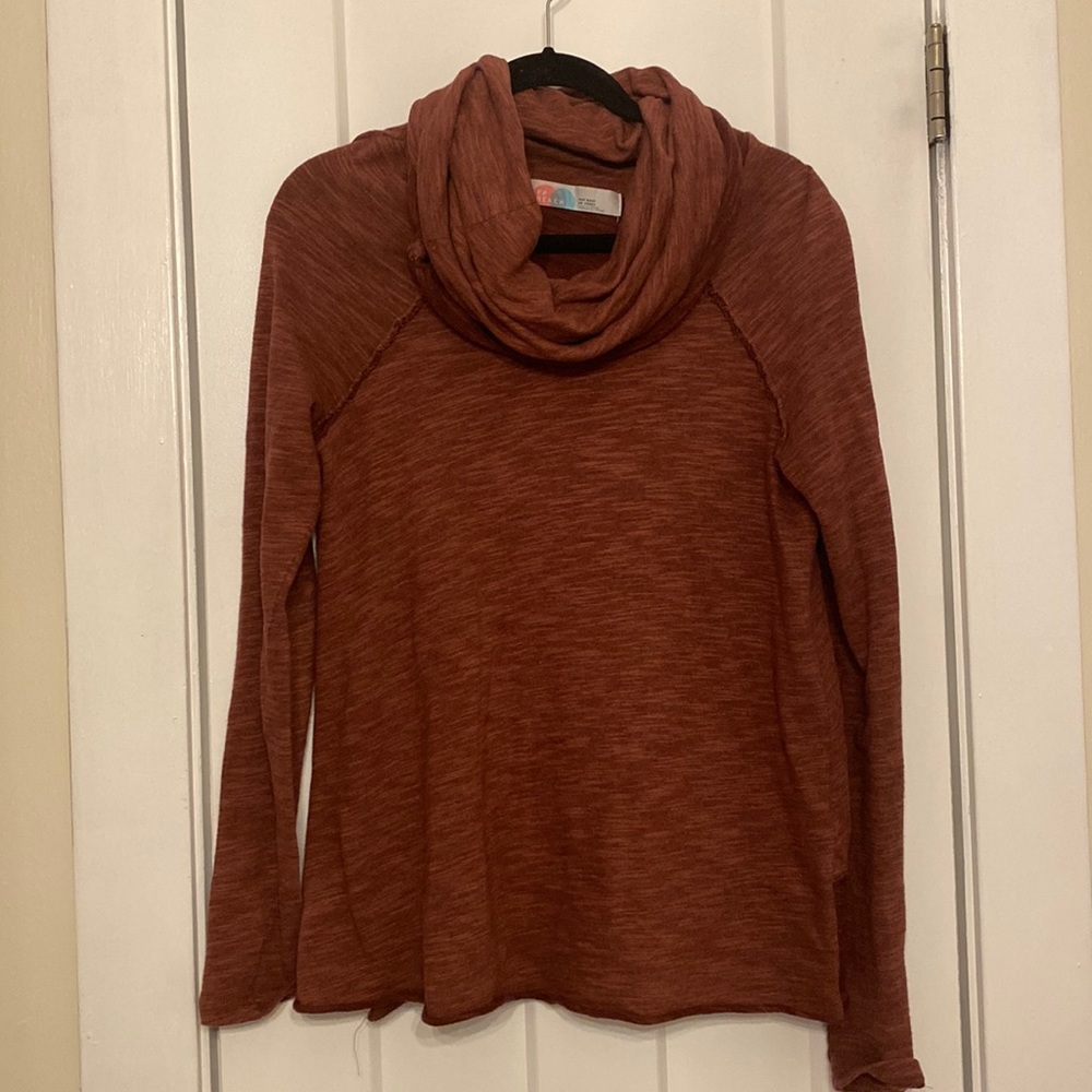 Free people beach size small, long sleeve shirt